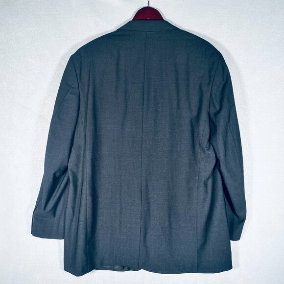 Brooks Brothers Suit Mens 48L Gray Wool 2 Piece Blazer Jacket Pants 38x30 - Picture 8 of 16